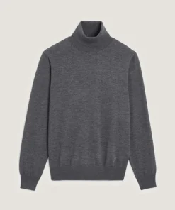 Pull Lucas 100% Laine gris foncé