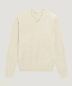Pull Lucien 100% Laine blanc écru