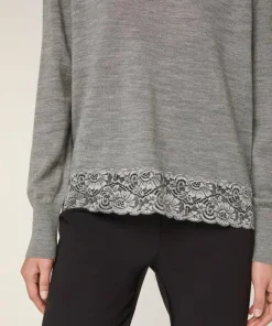 Pull Marie Lou 100% Laine gris foncé