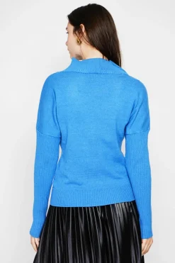 Pull Mathilde azur