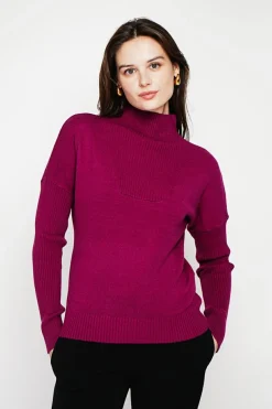 Pull Mathilde cerise