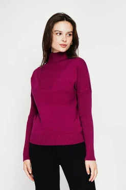 Pull Mathilde cerise