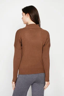 Pull Mathilde marron