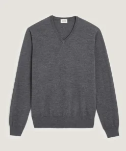 Pull Matis 100% Laine gris foncé