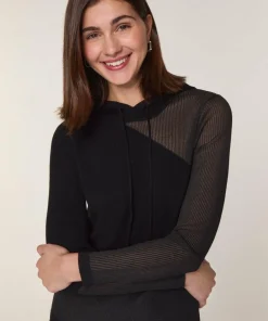 Pull Mohira en Laine mélangé noir