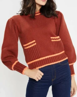 Pull Mouline chocolat