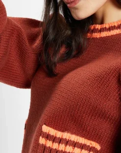 Pull Mouline chocolat