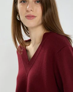 Pull Nin bordeaux
