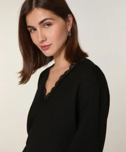 Pull Nora en Laine noir