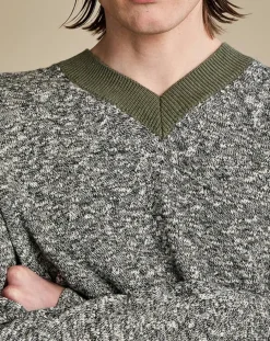Pull Notka vert/noir