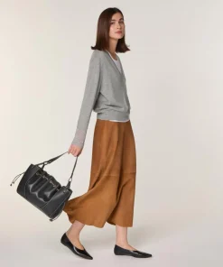 Pull Odile 100% Laine gris foncé