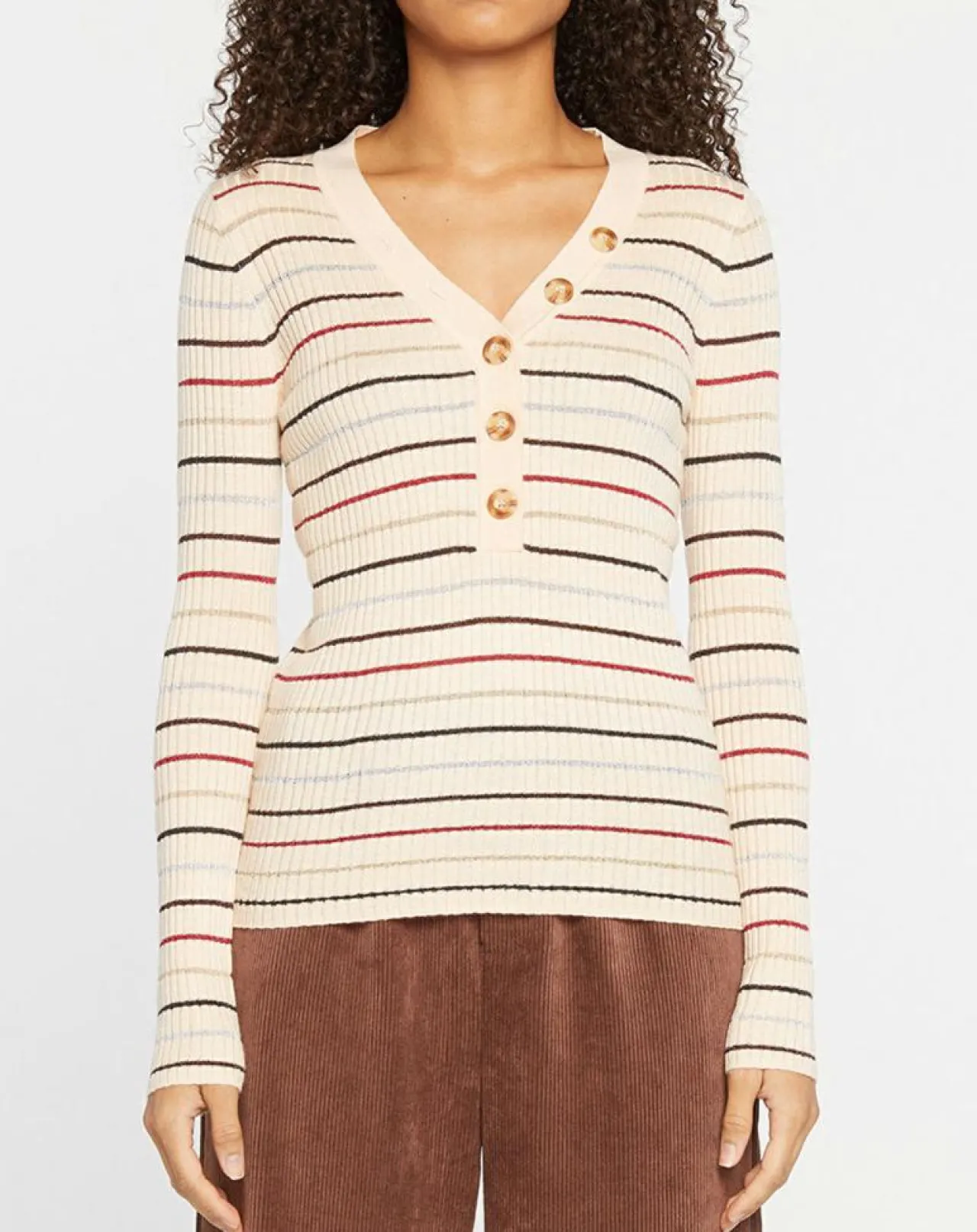 Pull Paos beige/multicolore