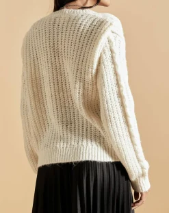 Pull Pauline écru