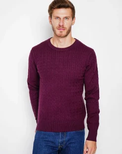 Pull Pierre bordeaux