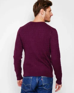 Pull Pierre bordeaux