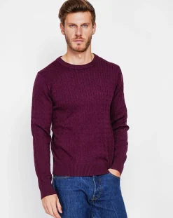 Pull Pierre bordeaux