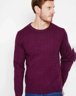 Pull Pierre bordeaux
