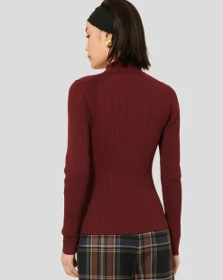 Pull Prudie bordeaux