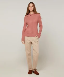 Pull Salomé en Laine mélangée bois de rose