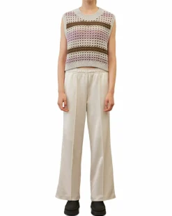 Pull sans manches 100% Laine Tricot multicolore