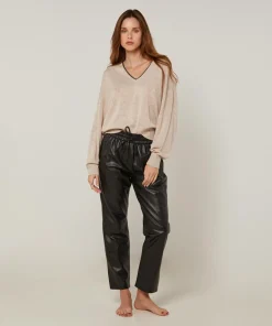 Pull Sibylle en Laine mélangée beige