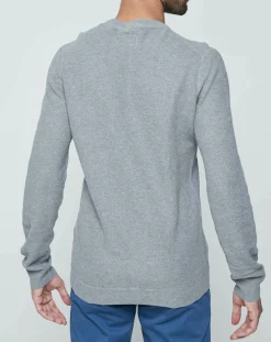 Pull Textured gris