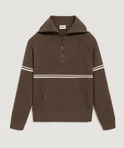 Pull Vanina col marin marron havane