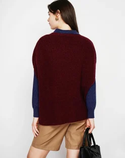 Pull Victoire bordeaux