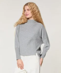 Pull Violaine en Laine & Cachemire gris