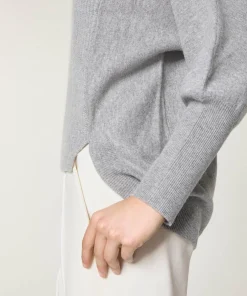 Pull Violaine en Laine & Cachemire gris