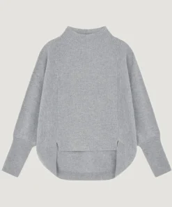 Pull Violaine en Laine & Cachemire gris