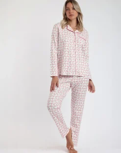 Pyjama boutonné You Are So Loved B écru