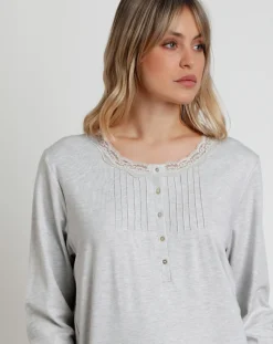 Pyjama Classic Soft Mod A gris chiné