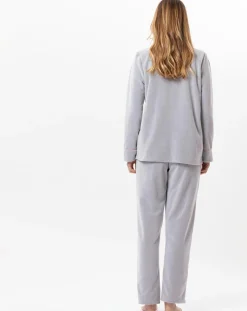 Pyjama en micropolaire Douce gris chiné
