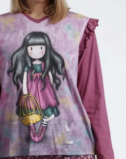 Pyjama Flying the nest violet