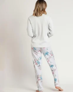 Pyjama French Garden B vert d'eau