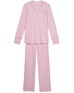 Pyjama Garance rose/blanc