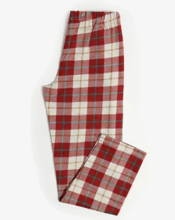 Pyjama haut à manches longues & pantalon gris/rouge