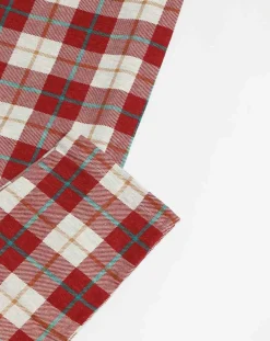 Pyjama haut à manches longues & pantalon gris/rouge