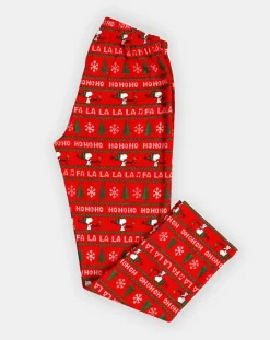 Pyjama haut à manches longues & pantalon rouge