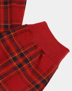 Pyjama Haut manches longues & Pantalon Mateo noir/rouge