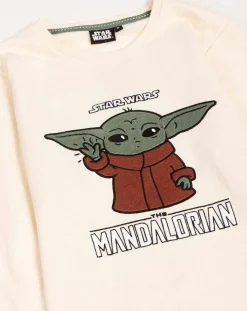 Pyjama Tween Bébé Yoda beige