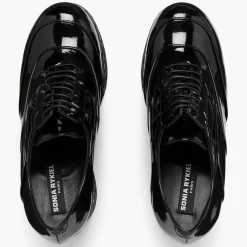 Richelieus en Cuir Anvillar noirs - Talon 11 cm