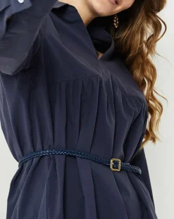 Robe Albane bleu marine