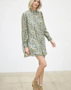 Robe Anderson imprimée paille