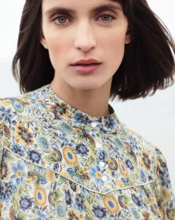 Robe Anderson imprimée paille