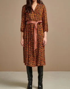 Robe Armory Léopard orange