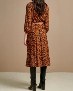Robe Armory Léopard orange