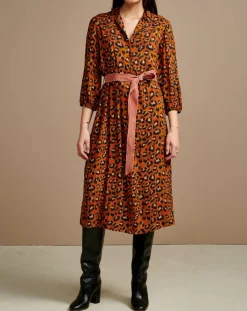 Robe Armory Léopard orange