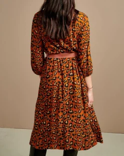 Robe Armory Léopard orange